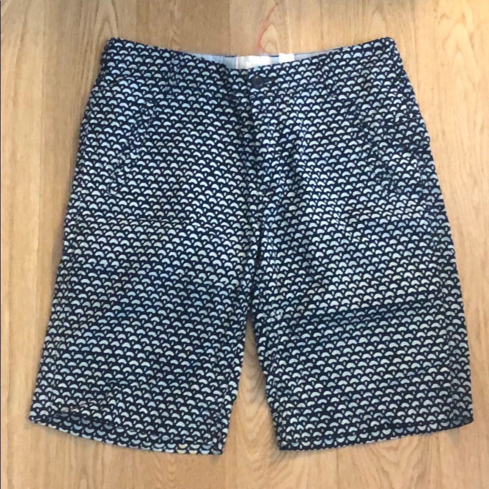 TM Designs Topman Indigo dyed shorts
